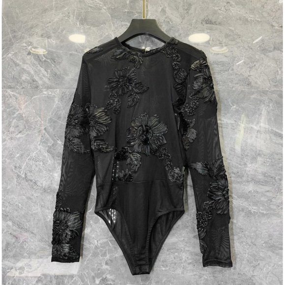 Siamese chiffon blouse woman - Picture 2 of 7